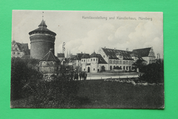 AK Nürnberg / 1905-1915 / Kunstausstellung Künstlerhaus / Turm Strasse